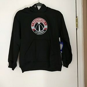 Majestic Boy's NBA Washington Wizards Black Hoodie